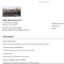 Tom Adametz - Company does not exist and Co is not licensed plumber