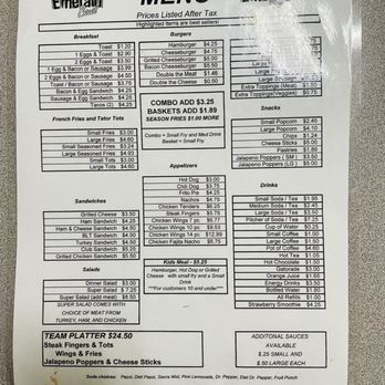 Emerald Bowl - Menu - Bowling Near Me - Houston, Texas Emerald Bowl - Menu - Bowling Near Me - Houston, Texas