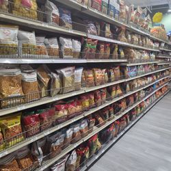 The Indian snacks section
