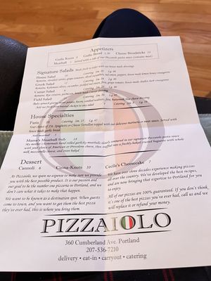 Menu photo 2 Pizzaiolo Portland, ME Menu photo 2 Pizzaiolo Portland, ME