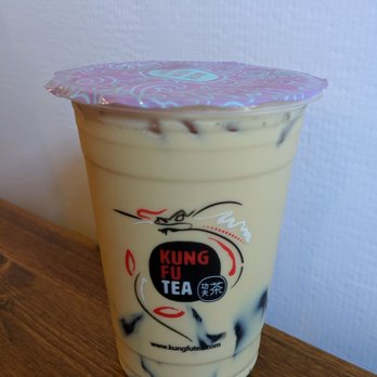 Kung Fu Tea - Kung Fu Milk Tea with herbal jelly - Bubble Tea Near Me - Brooklyn, New York