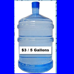 Alka Pure Water - BEST PRICES: $3 for a 5 gallon bottle of Purified Water.