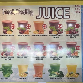Alhambra Donuts - Fresh Juice Menu - Donuts Near Me - Alhambra, California