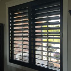 Shutter Hut - Black shutters look amazing with my black windows.