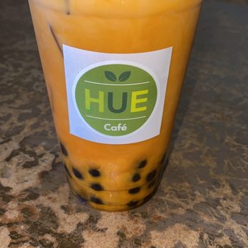Cafe Hue - Iced Thai Tea with Boba - Creperies Near Me - San Diego, California