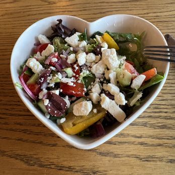 Cafe Mon Amour - Classic Chef Salad, beautifully presented in a heart-shaped bowl. - Coffee & Tea Near Me - Palm Springs, California Cafe Mon Amour - Classic Chef Salad, beautifully presented in a heart-shaped bowl. - Coffee & Tea Near Me - Palm Springs, California