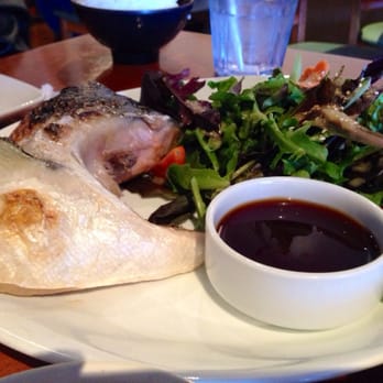 Sushi World - Salmon collar combo, also comes w side salad, tempura, and rice! - Sushi Bars Near Me - Cypress, California