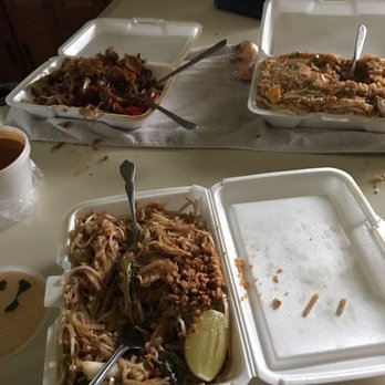 Thai Delight - Pardon the mess, but we were diggin in. Chicken pad Thai, chicken fried rice, and drunken noodles. - Thai Near Me - Clinton Township, Michigan Thai Delight - Pardon the mess, but we were diggin in. Chicken pad Thai, chicken fried rice, and drunken noodles. - Thai Near Me - Clinton Township, Michigan