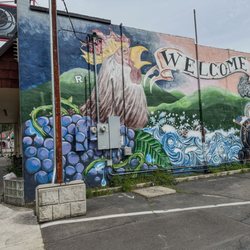Kawa River - Sushi & Asian Bistro - When you see the mural, you've found the restaurant.