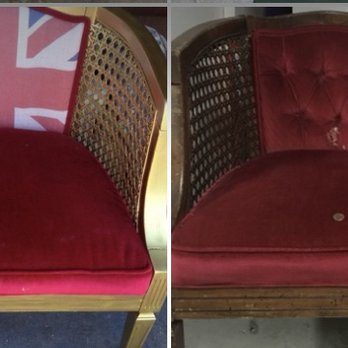 San Jose Custom Upholstery - Before an after reupholstery chair - Furniture Reupholstery Near Me - San Jose, California San Jose Custom Upholstery - Before an after reupholstery chair - Furniture Reupholstery Near Me - San Jose, California