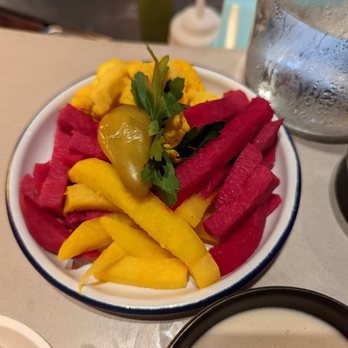 Shukette - Pickles - Middle Eastern Near Me - New York, New York