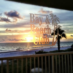 Bay & Beach Club A Condominiums - This is the million dollar view from our balcony at sunset