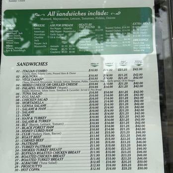 Freddie's Sandwiches - Menu - Sandwiches Near Me - San Francisco, California