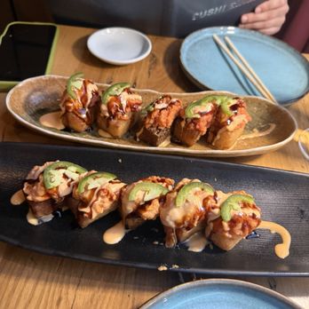 Sushi Ginza - Crispy Rice Salmon and Tuna - Japanese Near Me - New York, New York Sushi Ginza - Crispy Rice Salmon and Tuna - Japanese Near Me - New York, New York