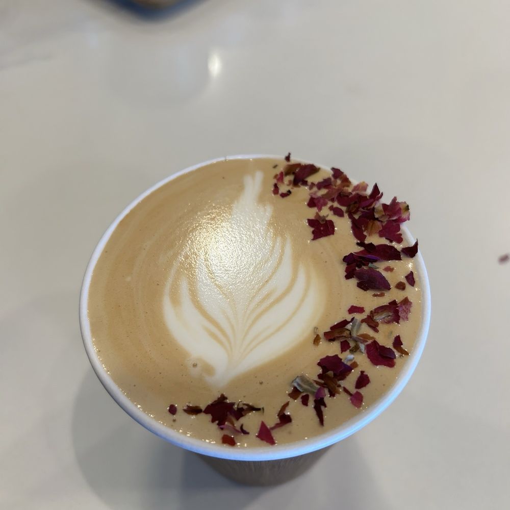 Asip Coffee Roasters - Rose latte - Coffee Roasteries Near Me - Merced, California