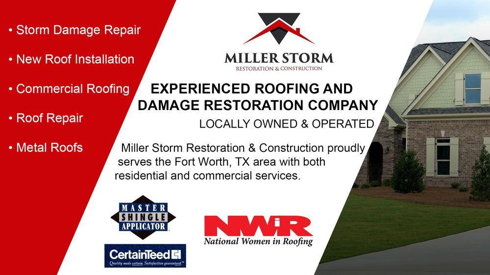 Slide of Miller Storm Roofing & Reconstruction