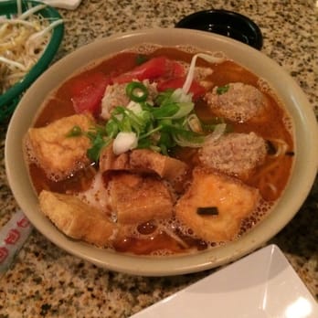 Rice & Noodles - Crab and pork meatball and fried tofu noodle soup - Vietnamese Near Me - Lancaster, Pennsylvania Rice & Noodles - Crab and pork meatball and fried tofu noodle soup - Vietnamese Near Me - Lancaster, Pennsylvania