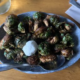 Brussel Sprouts from happy hour menu