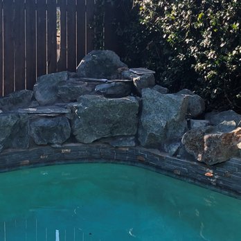 Bella Concrete Designs - Pool waterfall - Masonry/Concrete Near Me - Roseville, California