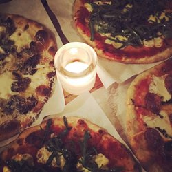 Delicious! My fav pizza was the San Marzano (the two matching pizzas in the pic!)