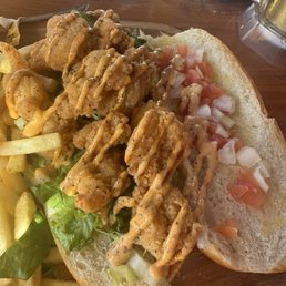 Fried Shrimp Po-Boy Fried Shrimp Po-Boy