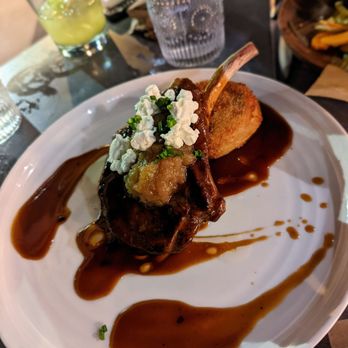 Oak - Kutobuta Pork Chop - New American Near Me - Laguna Beach, California Oak - Kutobuta Pork Chop - New American Near Me - Laguna Beach, California