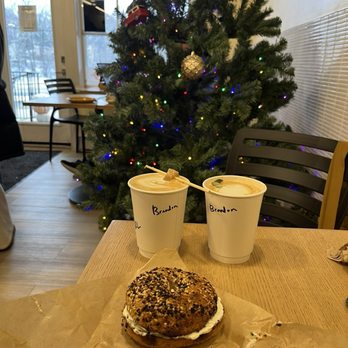 Neighbors Coffee - Sourdough bagel and plain cream cheese - Coffee Roasteries Near Me - Rockville, Maryland Neighbors Coffee - Sourdough bagel and plain cream cheese - Coffee Roasteries Near Me - Rockville, Maryland