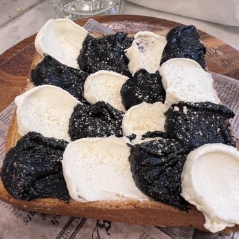 Davelle - Black sesame and cream cheese toast - Japanese Near Me - New York, New York
