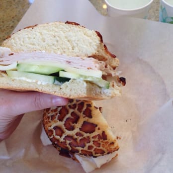 Bagel Street Cafe - Turkey on Dutch crunch w/ cucumber - Bagels Near Me - Dublin, California Bagel Street Cafe - Turkey on Dutch crunch w/ cucumber - Bagels Near Me - Dublin, California