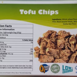 Chimara Feel Good Kitchen - Nutrition info for Tofu Chips