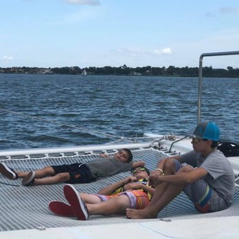 Sirena Catamaran Tours - Large lounge nets - Boat Tours Near Me - Pensacola, Florida Sirena Catamaran Tours - Large lounge nets - Boat Tours Near Me - Pensacola, Florida