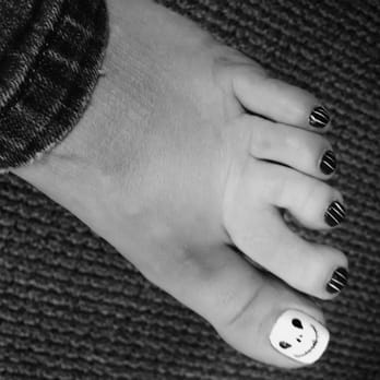 Riley's Nails & Spa - My "haloweenie" artwork! LOVE =) - Waxing Near Me - Tempe, Arizona