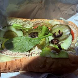 6-inch Tuna on White with American Cheese