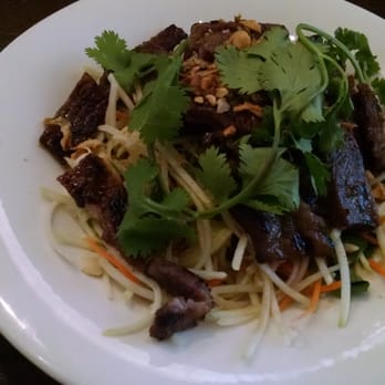 David's Dumpling & Noodle Bar - Green Papaya Salad with Lemongrass Beef - Chinese Near Me - Raleigh, North Carolina David's Dumpling & Noodle Bar - Green Papaya Salad with Lemongrass Beef - Chinese Near Me - Raleigh, North Carolina