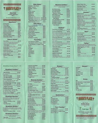 Menu photo 1 Maria's Place Cathlamet, WA Menu photo 1 Maria's Place Cathlamet, WA