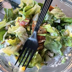 Farmers Deli & Grill - Grilled chicken salad, cilantro, corn, tomatoes, super good.