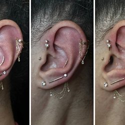 Piercings by Riley - Riley's incredible ear curation