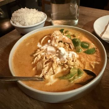 Khao Soi - Panang Curry with chicken & shrimp - Thai Near Me - Bremerton, Washington