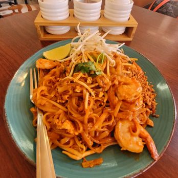 Thai bistro - Best Pad Thai! Very spicy! Portion was enough for 2 people! - Thai Near Me - Chula Vista, California Thai bistro - Best Pad Thai! Very spicy! Portion was enough for 2 people! - Thai Near Me - Chula Vista, California