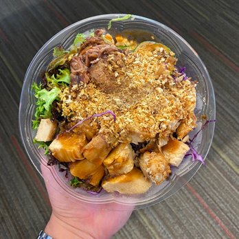 Yoki Express - Build Make Your Own Regular with Hot Proteins: chicken and beef teriyaki - Sushi Bars Near Me - Boston, Massachusetts Yoki Express - Build Make Your Own Regular with Hot Proteins: chicken and beef teriyaki - Sushi Bars Near Me - Boston, Massachusetts