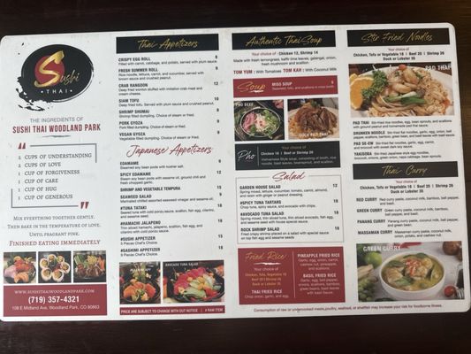 Menu photo 1 Thai Good Eats Woodland Park, CO Menu photo 1 Thai Good Eats Woodland Park, CO