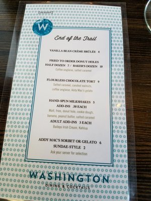 Menu photo 4 Washington Dining & Cocktails Bend, OR Menu photo 4 Washington Dining & Cocktails Bend, OR