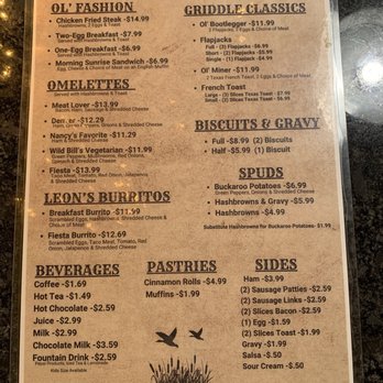 Leon's Cafe - Menu - Grocery Near Me - Idaho City, Idaho