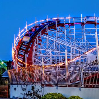 The Giant Dipper - The dipper at night - Amusement Parks Near Me - Santa Cruz, California The Giant Dipper - The dipper at night - Amusement Parks Near Me - Santa Cruz, California