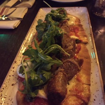 McWethy's Tavern - Italian sausage flatbread - American Near Me - Romeoville, Illinois McWethy's Tavern - Italian sausage flatbread - American Near Me - Romeoville, Illinois