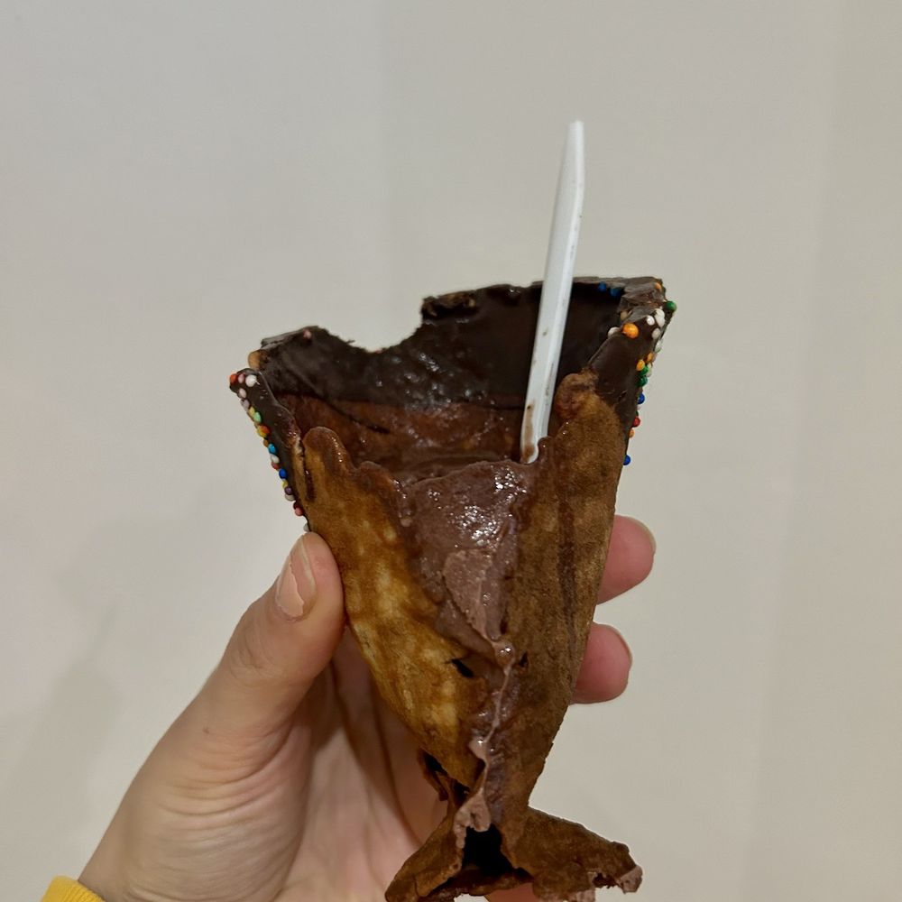 The full size of the cone - it's literally just the top! The full size of the cone - it's literally just the top!