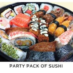 Fresh Sushi - You can also get a lot of pieces of sushi in party packs depending your taste :)