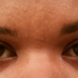 L A Nails - As you can see, they did a horrible job on my eyebrows!