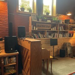 Inside piano and books Inside piano and books