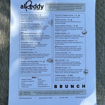 Alreddy Coffee & Cafe - Breakfast & Brunch Near Me - Cincinnati, Ohio